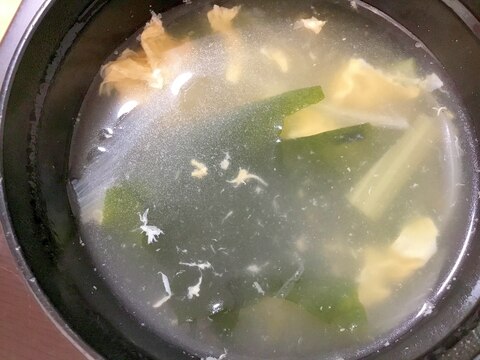 ワカメのかき玉スープ